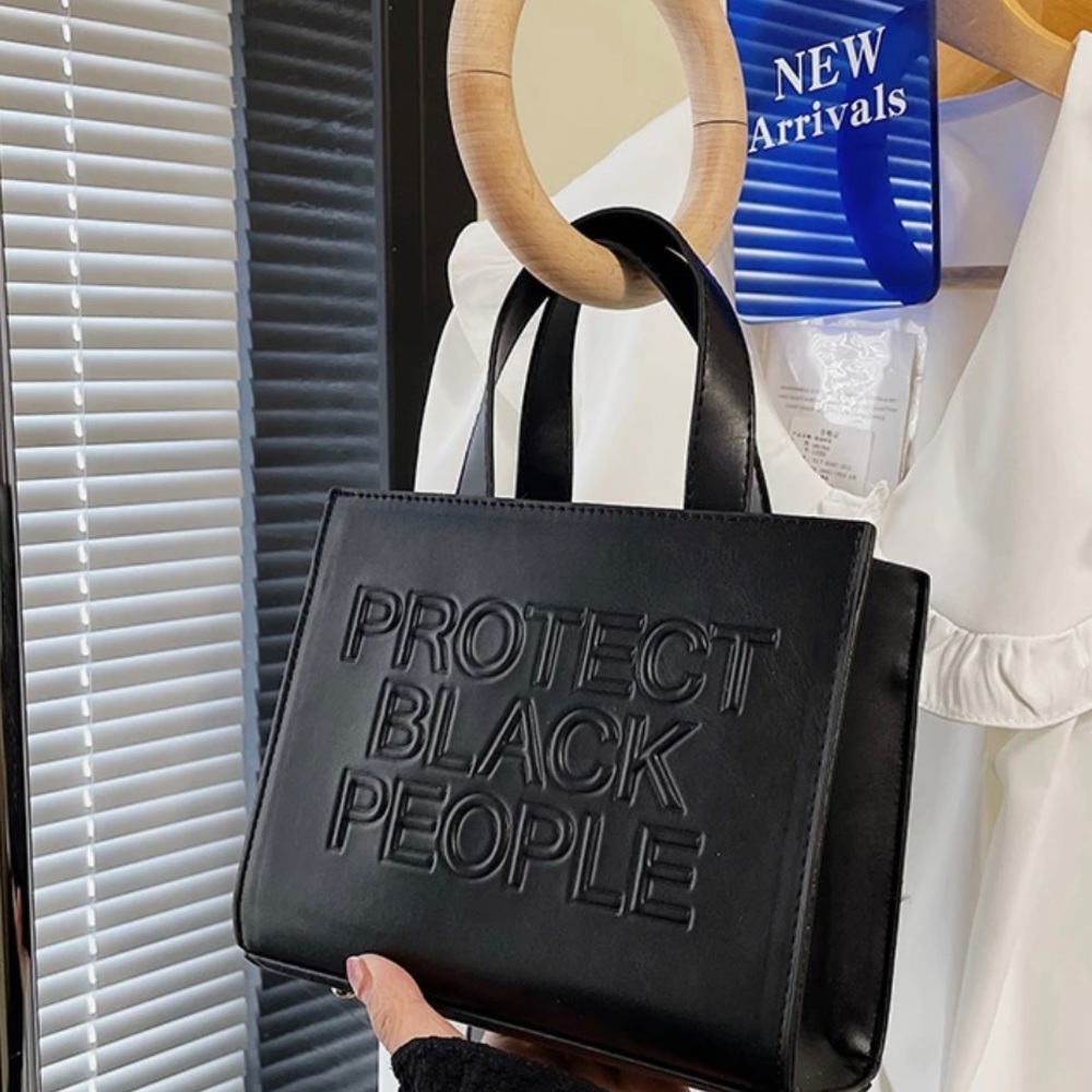 Women’s bag Protect Black People purse handbags casual shoulder crossbody women